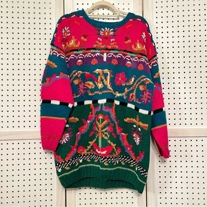 Vintage Kristin Paige chunky knitted oversized vintage sweater (XL)